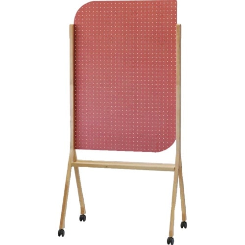 馬印 pegviカラーMDF有孔ボードレッド