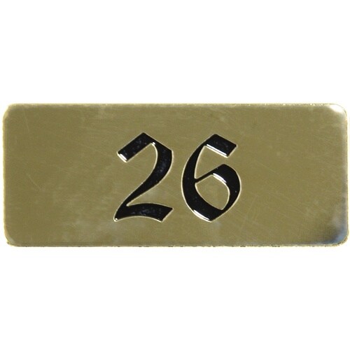 光 テーブルナンバー 26 真鍮メッキ
