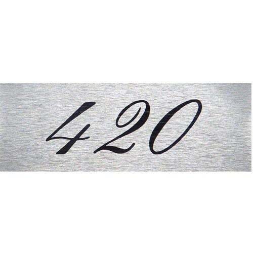 光 テーブルナンバー 420 アルミ