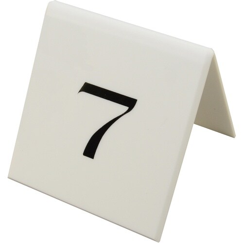 光 サインプレート テーブルナンバー山型 両面表示