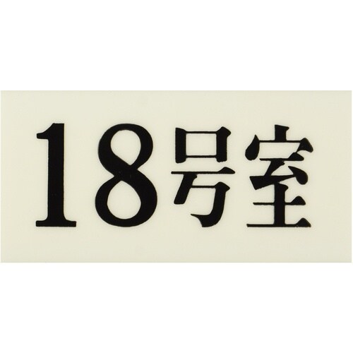 光 プレート 35×70×2 18号室