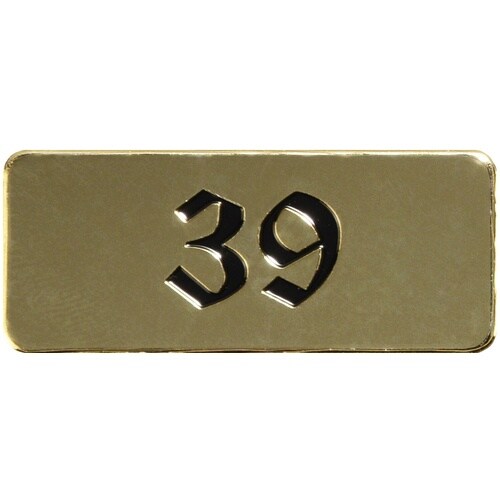 光 テーブルナンバー 39 真鍮メッキ