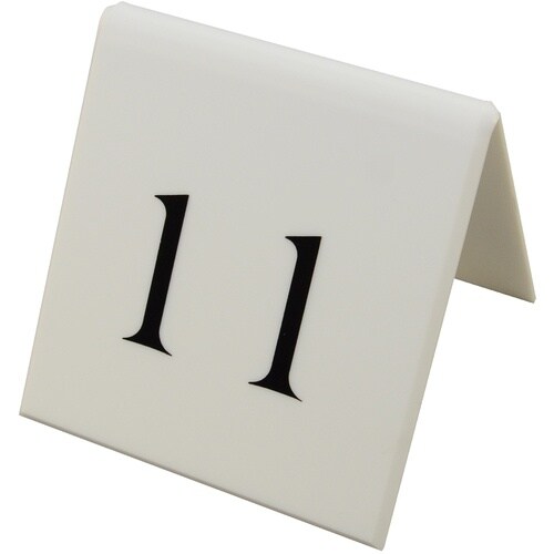 光 サインプレート テーブルナンバー山型 両面表示