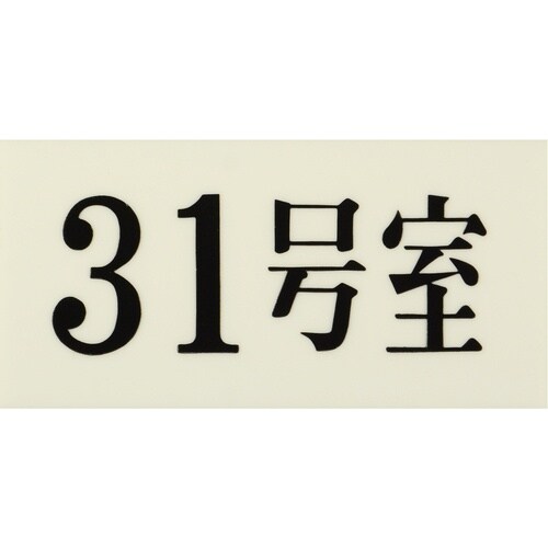 光 プレート 35×70×2 31号室