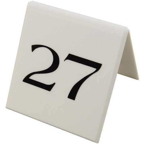 光 サインプレート テーブルナンバー山型 両面表示