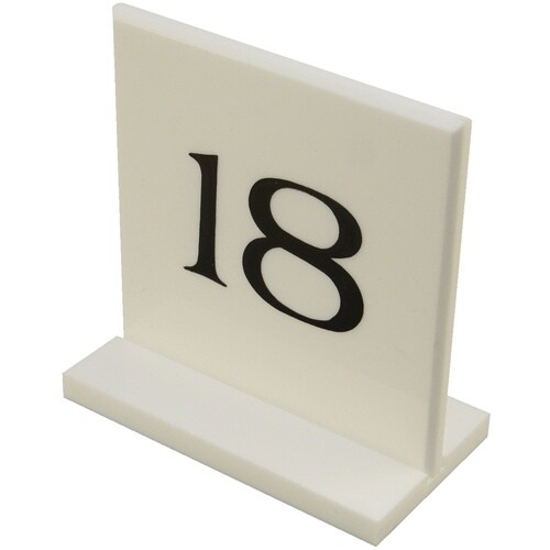 光 サインプレート テーブルナンバーT型 両面表示