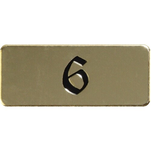 光 テーブルナンバー 6 真鍮メッキ