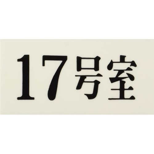 光 プレート 35×70×2 17号室