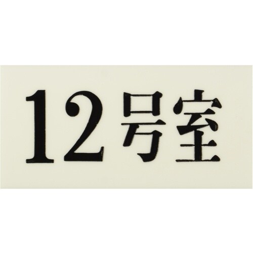 光 プレート 35×70×2 12号室