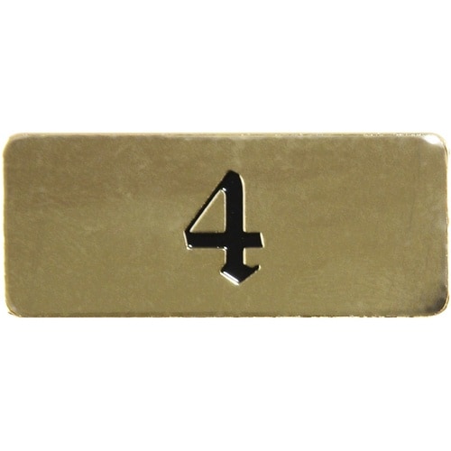 光 テーブルナンバー 4 真鍮メッキ