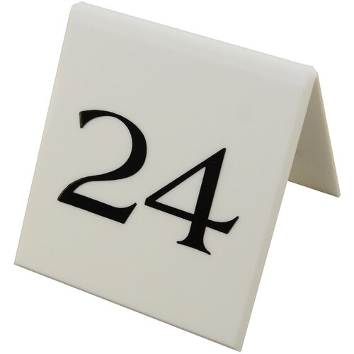 光 サインプレート テーブルナンバー山型 両面表示