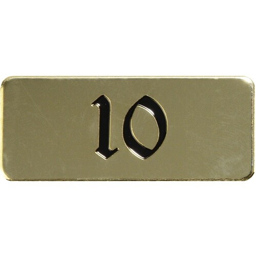 光 テーブルナンバー 10 真鍮メッキ