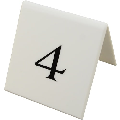 光 サインプレート テーブルナンバー山型 両面表示