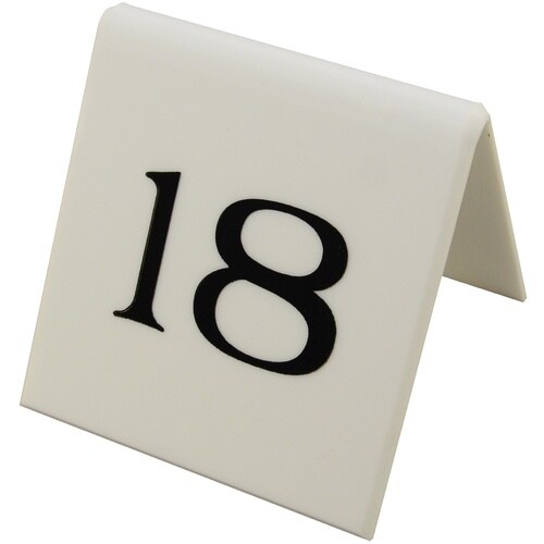 光 サインプレート テーブルナンバー山型 両面表示