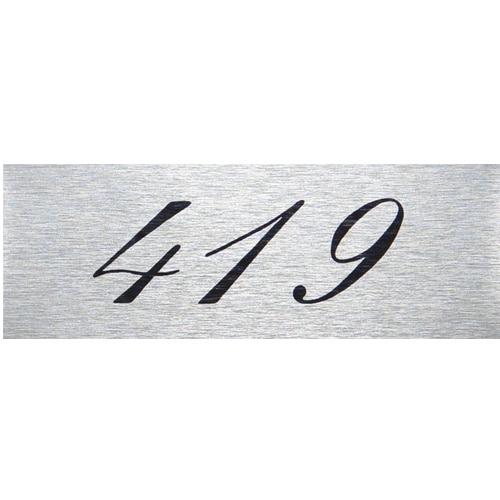 光 テーブルナンバー 419 アルミ