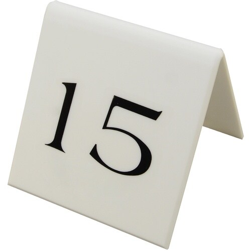 光 サインプレート テーブルナンバー山型 両面表示