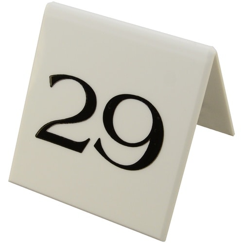 光 サインプレート テーブルナンバー山型 両面表示