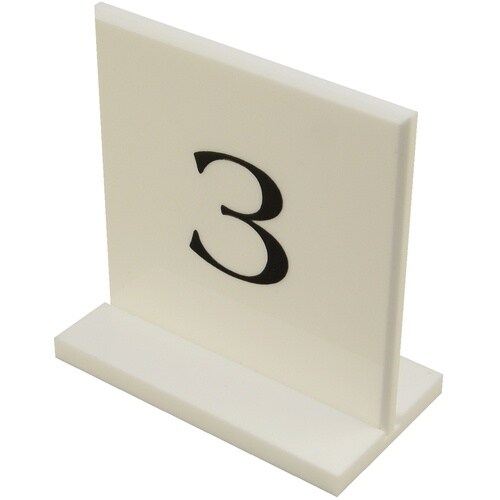 光 サインプレート テーブルナンバーT型 両面表示