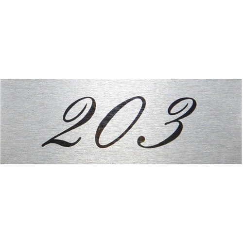 光 テーブルナンバー 203 アルミ