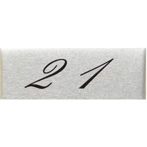 光 テーブルナンバー 21 アルミ