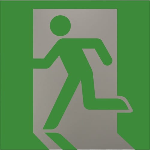 光 キャリエーター アルミアルマイト仕上げ 非常口