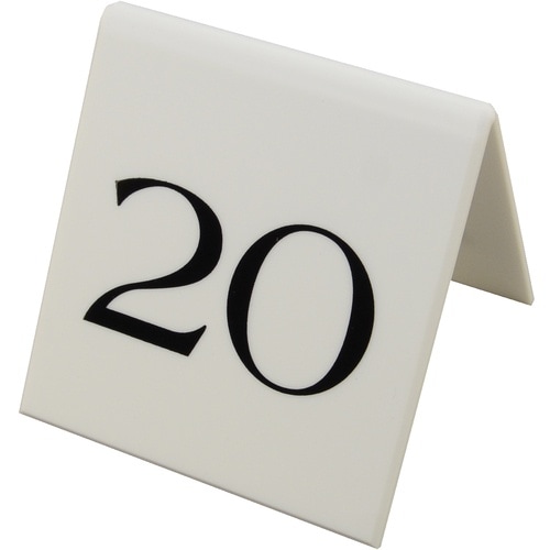 光 サインプレート テーブルナンバー山型 両面表示