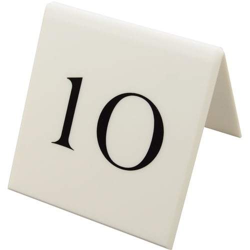 光 サインプレート テーブルナンバー山型 両面表示