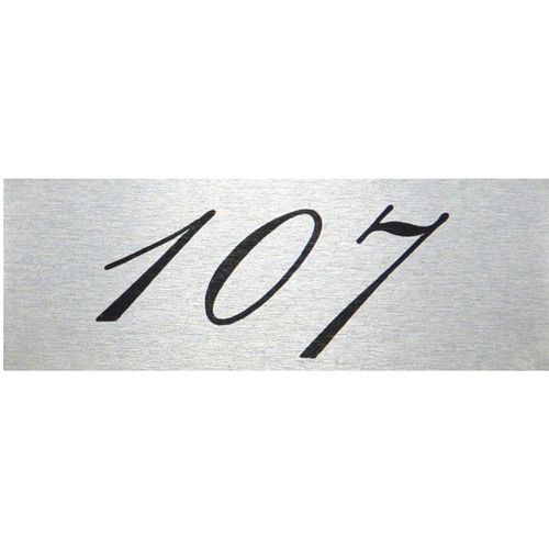 光 テーブルナンバー 107 アルミ