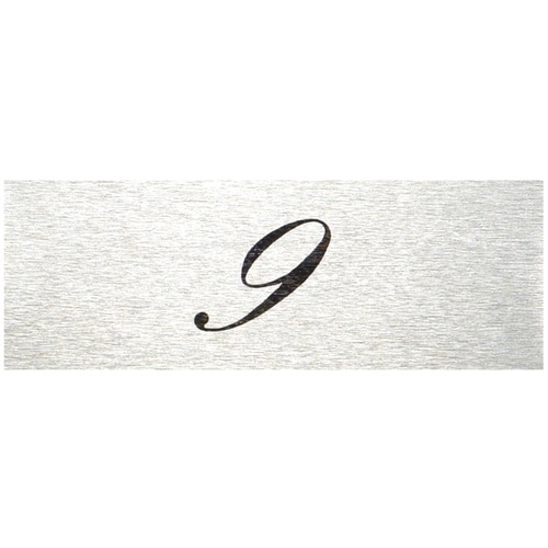 光 テーブルナンバー 9 アルミ