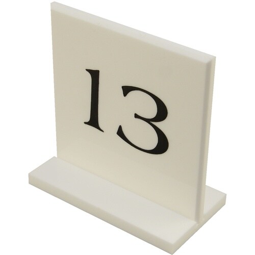 光 サインプレート テーブルナンバーT型 両面表示