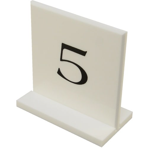 光 サインプレート テーブルナンバーT型 両面表示