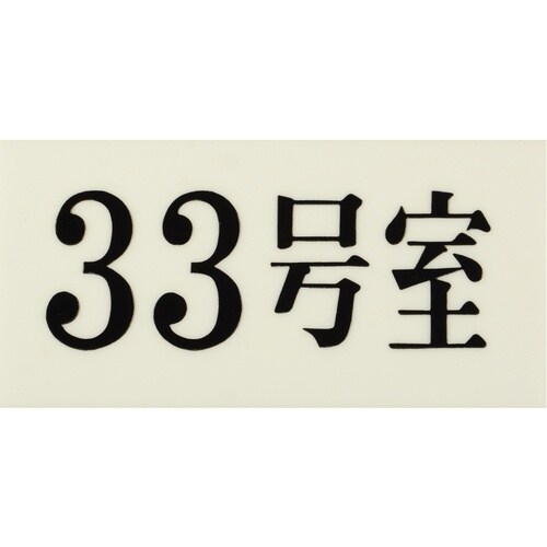 光 プレート 35×70×2 33号室