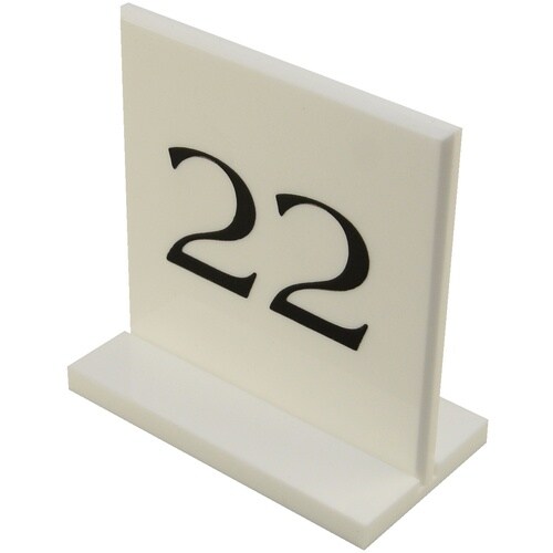 光 サインプレート テーブルナンバーT型 両面表示