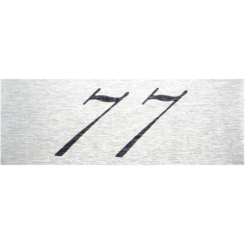 光 テーブルナンバー 77 アルミ