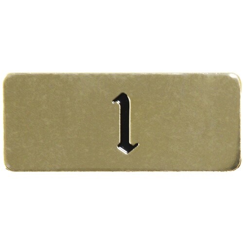 光 テーブルナンバー 1 真鍮メッキ