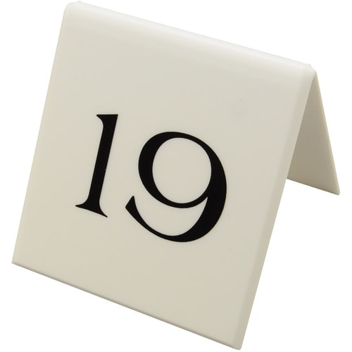 光 サインプレート テーブルナンバー山型 両面表示