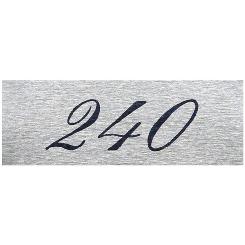 光 テーブルナンバー 240 アルミ