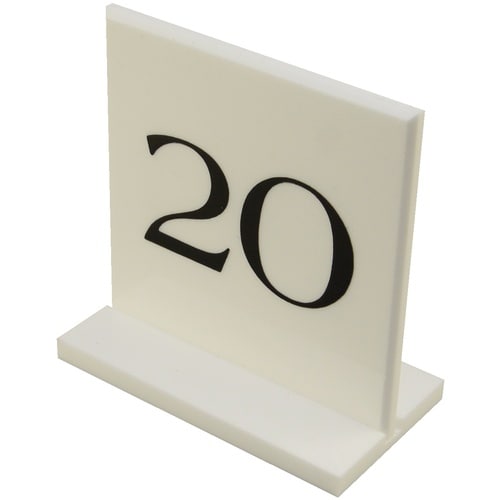 光 サインプレート テーブルナンバーT型 両面表示