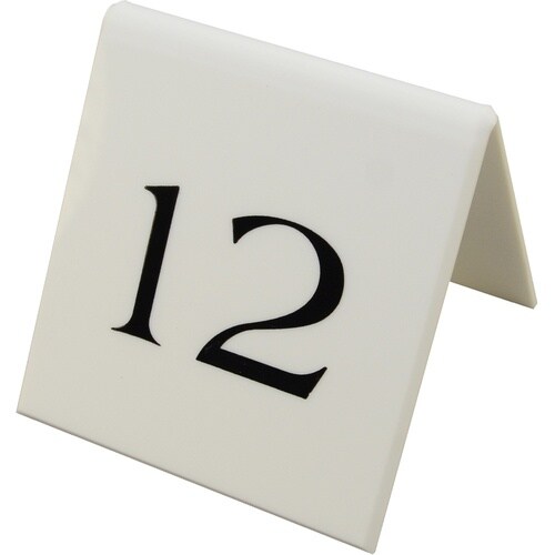 光 サインプレート テーブルナンバー山型 両面表示