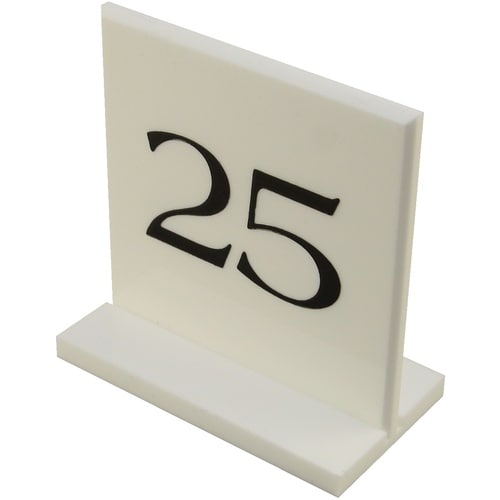 光 サインプレート テーブルナンバーT型 両面表示