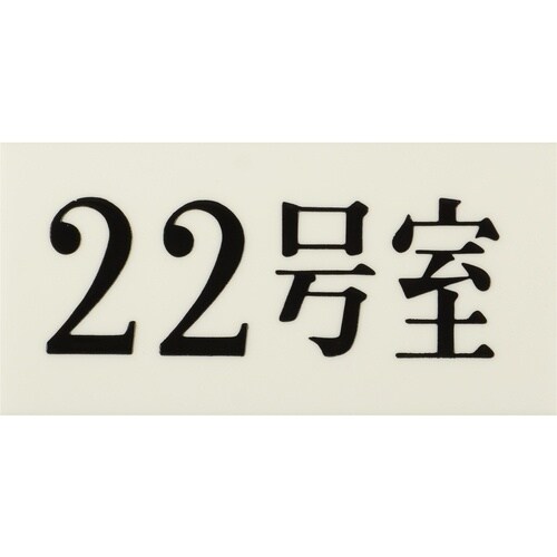 光 プレート 35×70×2 22号室