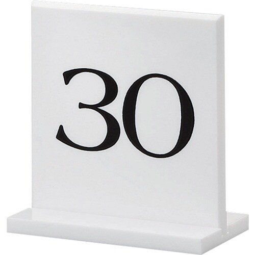 光 サインプレート テーブルナンバーT型 両面表示