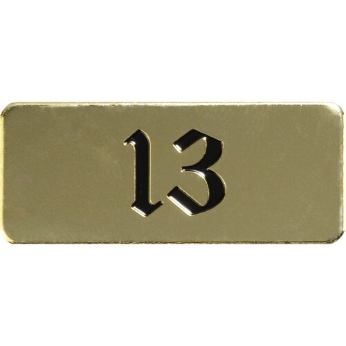 光 テーブルナンバー 13 真鍮メッキ