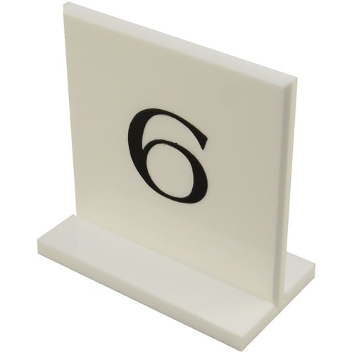 光 サインプレート テーブルナンバーT型 両面表示