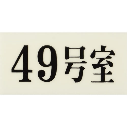 光 プレート 35×70×2 49号室