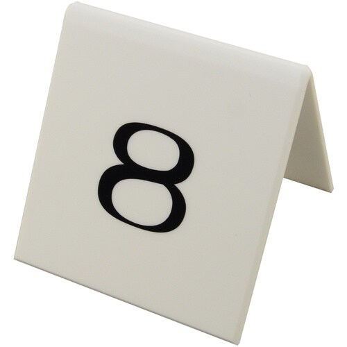 光 サインプレート テーブルナンバー山型 両面表示