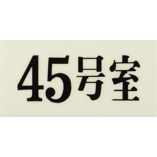 光 プレート 35×70×2 45号室