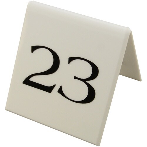 光 サインプレート テーブルナンバー山型 両面表示