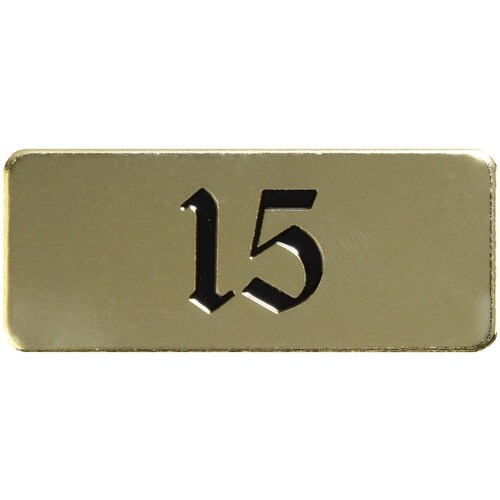 光 テーブルナンバー 15 真鍮メッキ