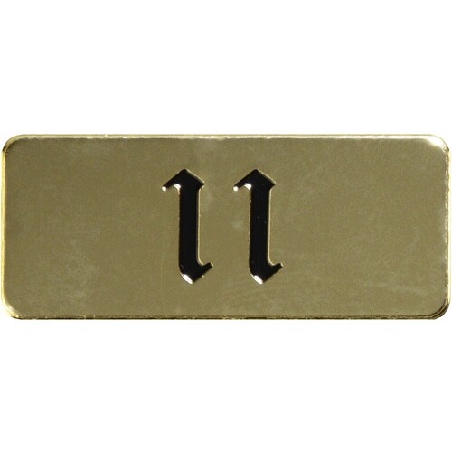 光 テーブルナンバー 11 真鍮メッキ